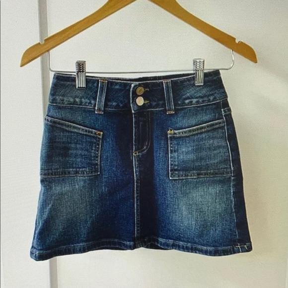Denim Mini Skirt - Picture 1 of 4